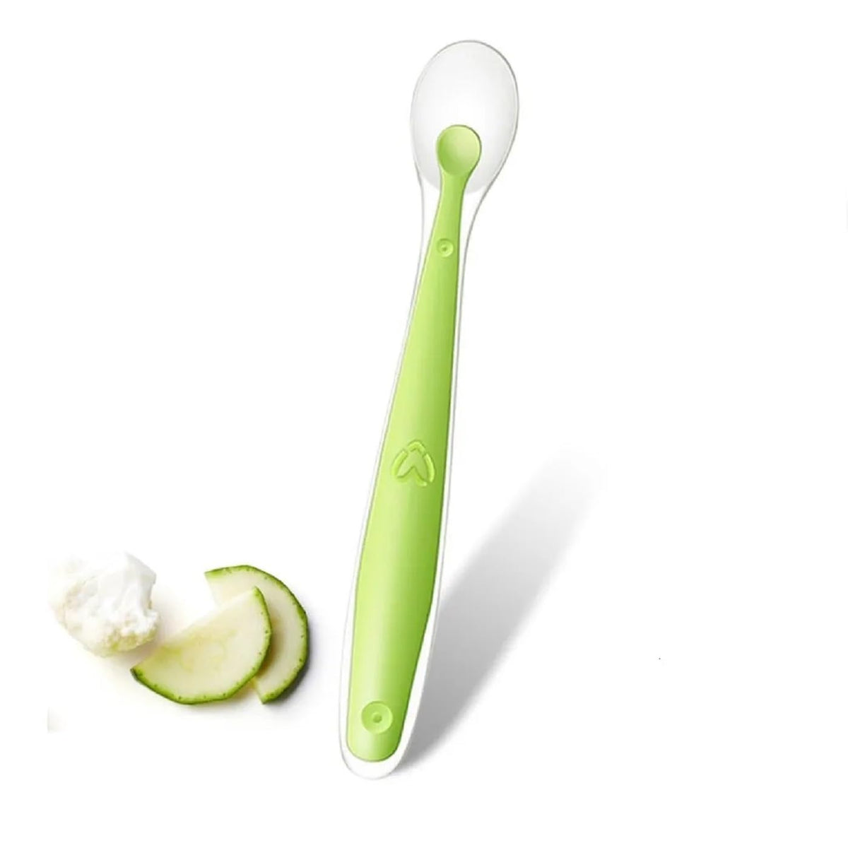 Soft Silicone Gel Tip Baby Infant Feeding Training Spoon