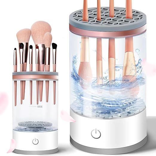 Electric Makeup Brush Cleaner & Dryer |  Spin Clean in 30 Seconds
