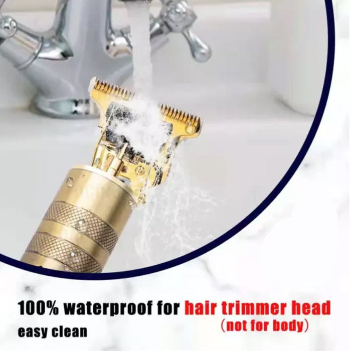 TrimX™ Vintage T9 Professional Hair & Beard Trimmer | Cordless Precision Grooming Kit