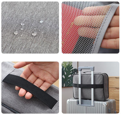 Waterproof Portable Document Organizer Bag with Number Lock